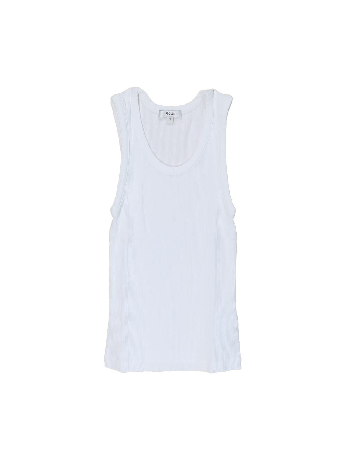 Agolde Poppy Tank – tank top made from a cotton blend  taupe L