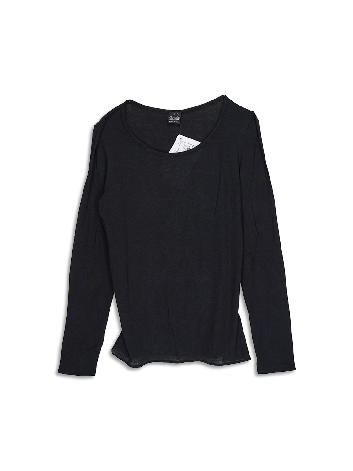 Oscalito Sweater with cashmere portion black M