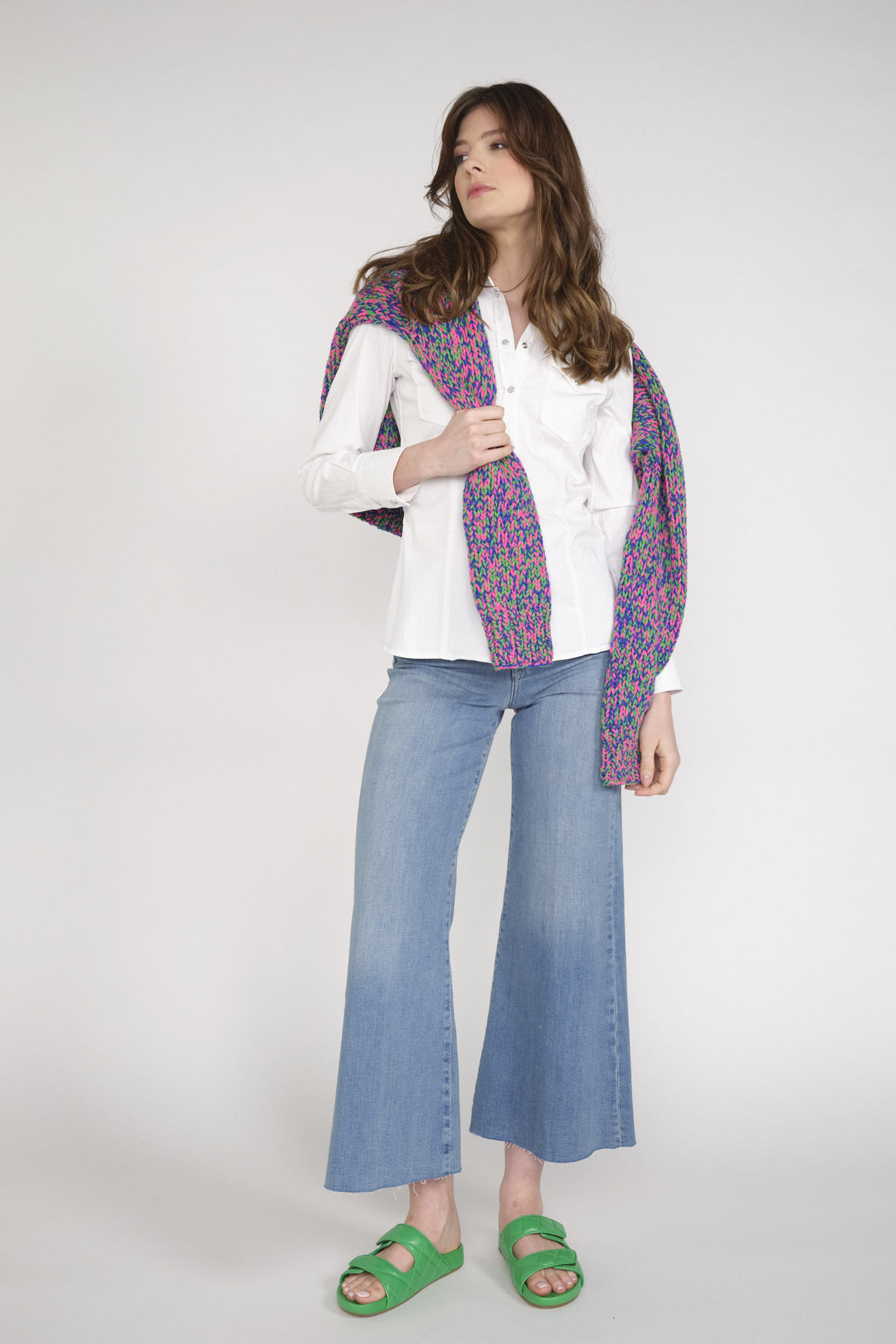 Le Palazzo Crop – Jeanshose mit weit ausgestelltem Bein - Style it Le Palazzo Crop – Jeanshose mit weit ausgestelltem Bein - Style it