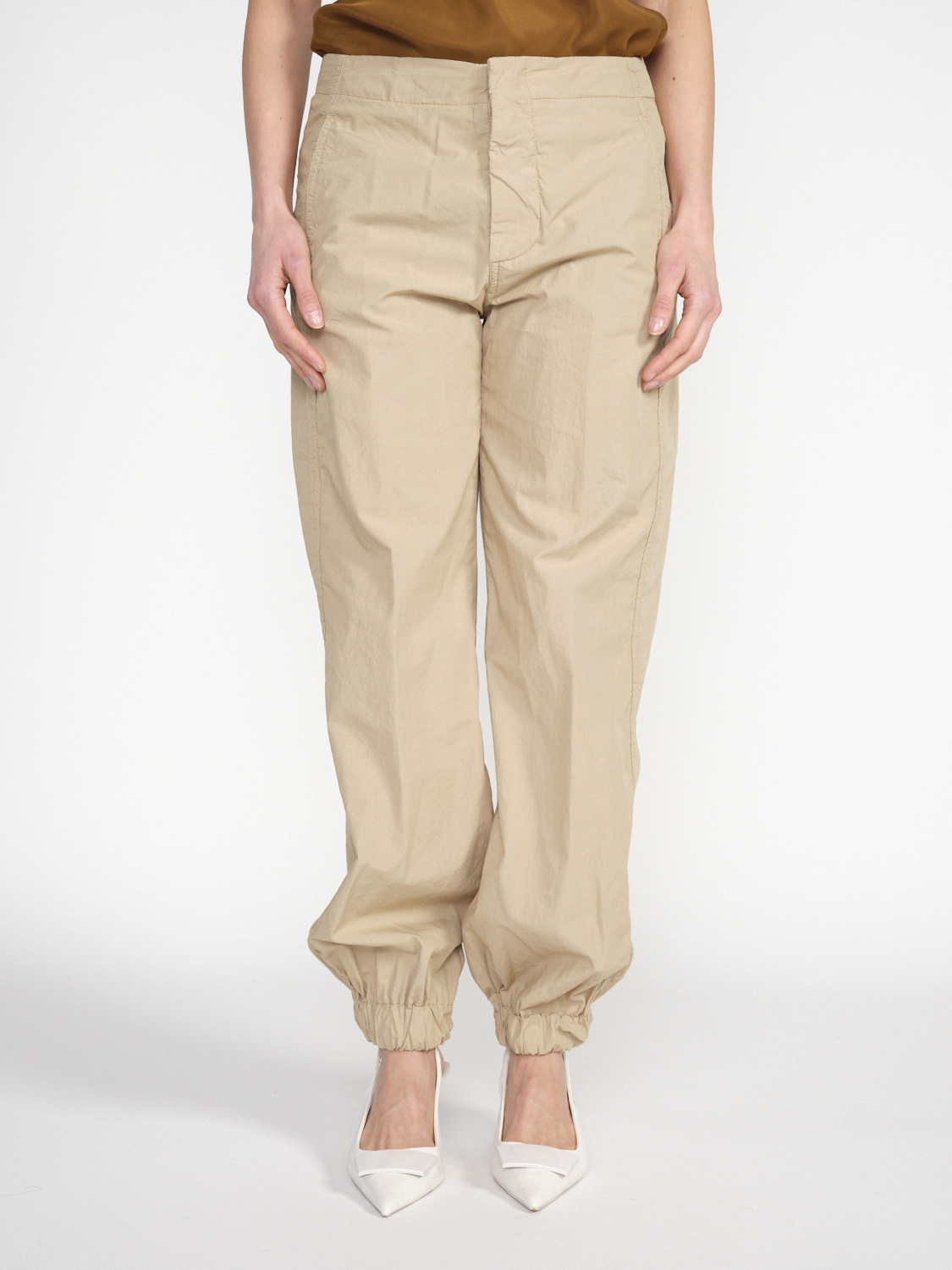 Dondup Cotton cargo style trousers  beige 26