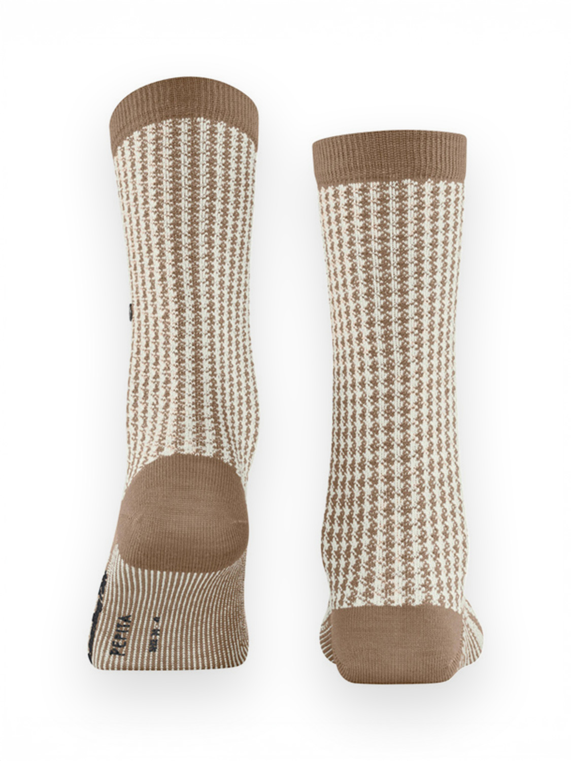 Burlington Pepita – Socks camel 36/41
