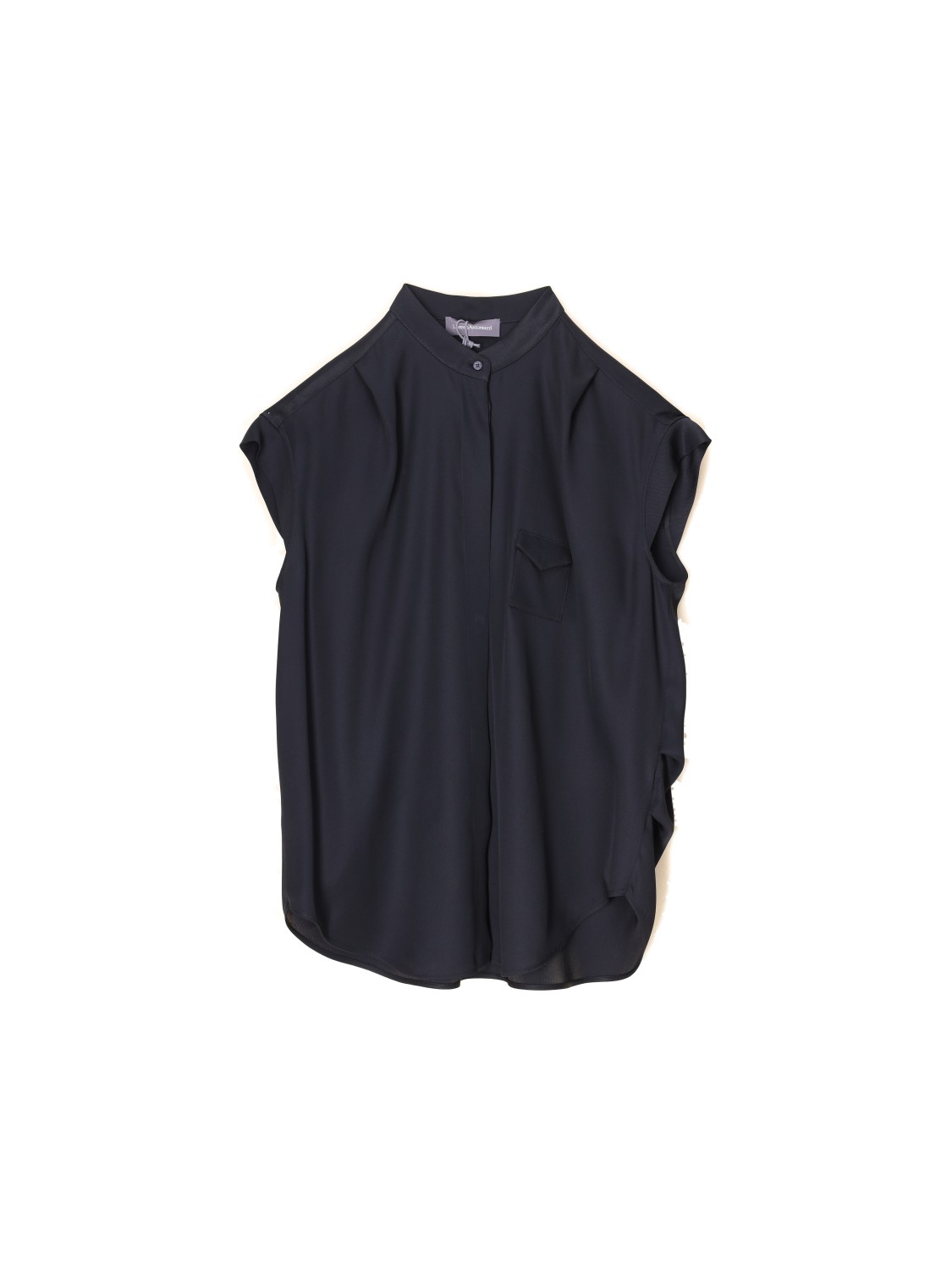 Lorena Antoniazzi Short-sleeved blouse made of silk blend  black 34