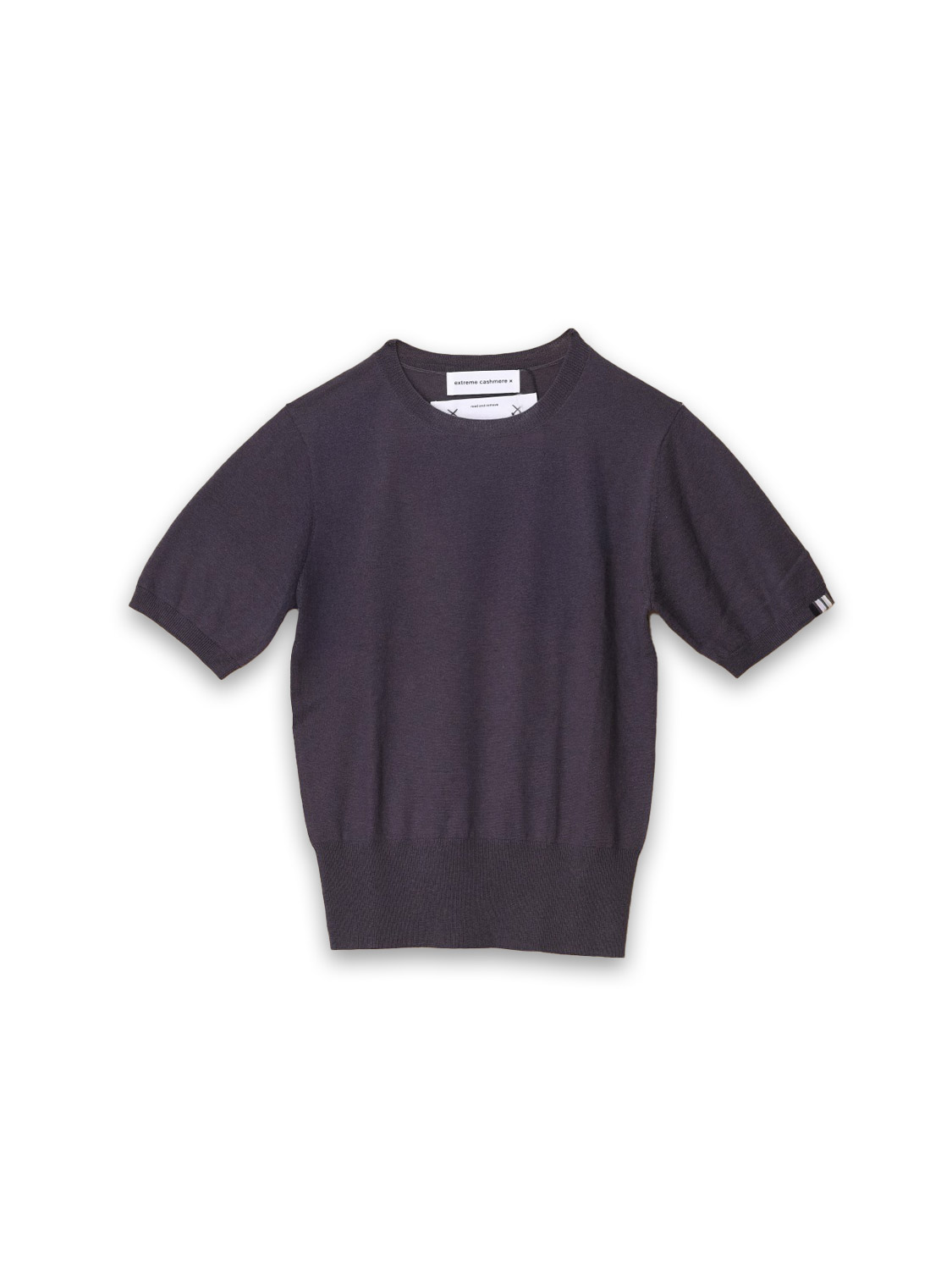 Extreme Cashmere n°416 Noor – T-Shirt aus Cashmere braun One Size Extreme Cashmere n°416 Noor – T-Shirt aus Cashmere braun One Size