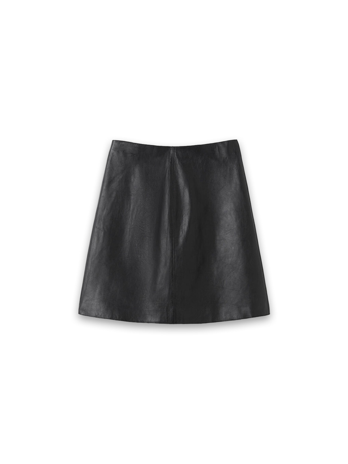 By Malene Birger Coras – Minirock aus Lammleder schwarz 34