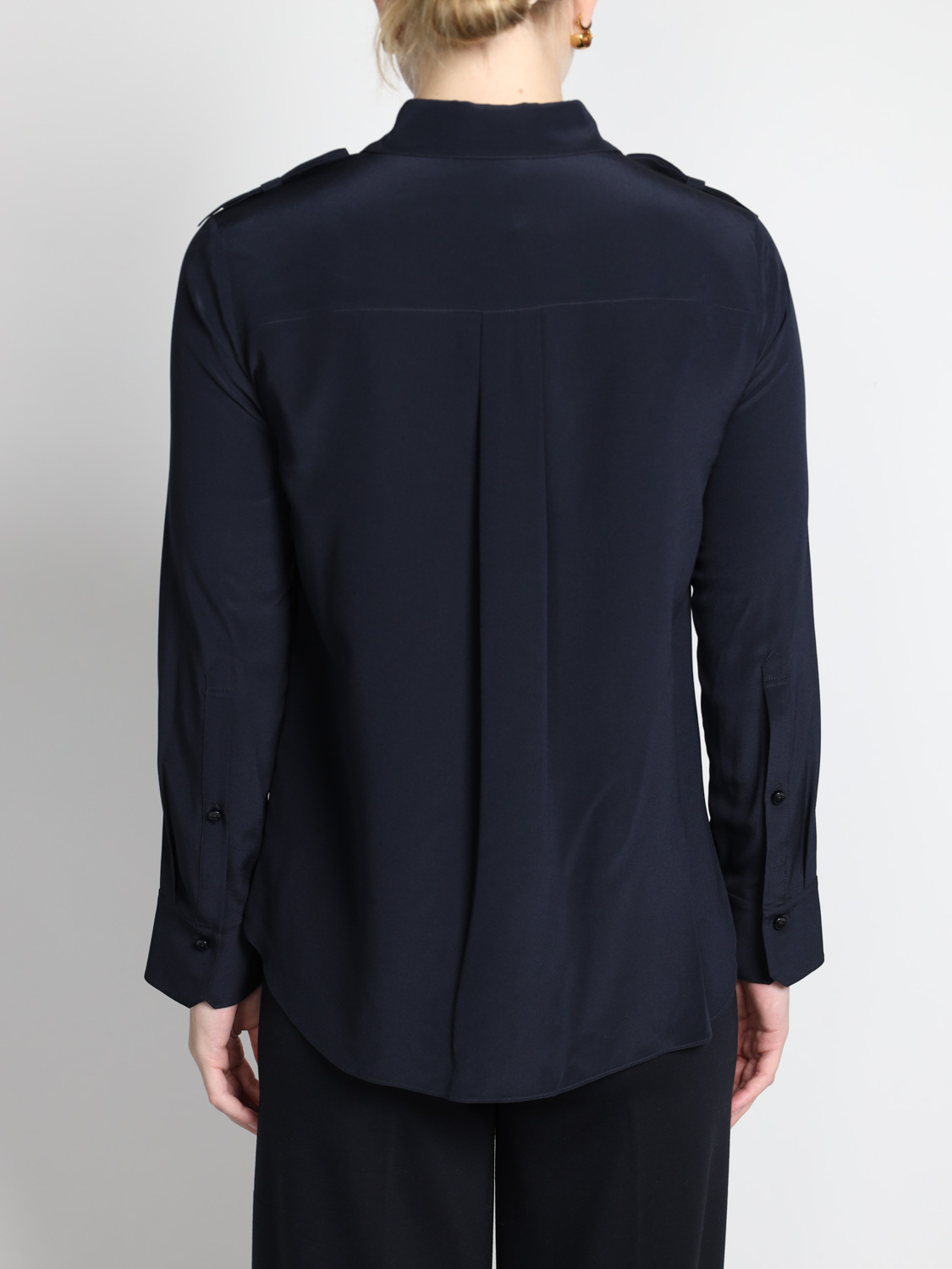 Dorothee Schumacher Striking Volumes – Bluse aus Seide grün 38 Dorothee Schumacher Striking Volumes – Bluse aus Seide grün 38