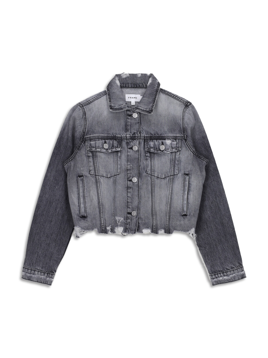 Le Vintage Jacket Raw - Denim jacket in destroyed look