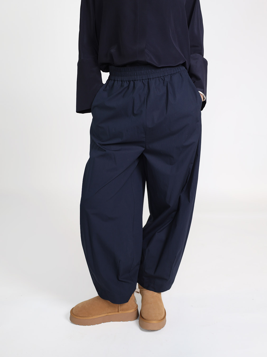Odeeh Hose aus Baumwolle 36 navy