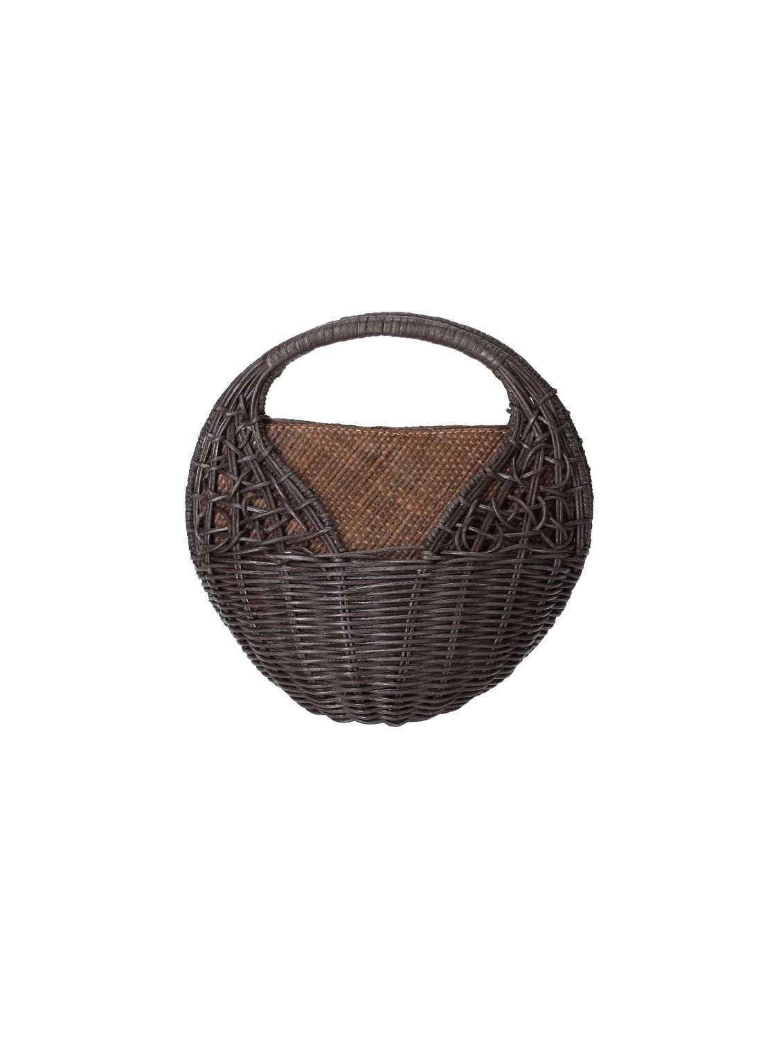 Ulla Johnson Sea Shell – Handmade basket from rattan  brown One Size