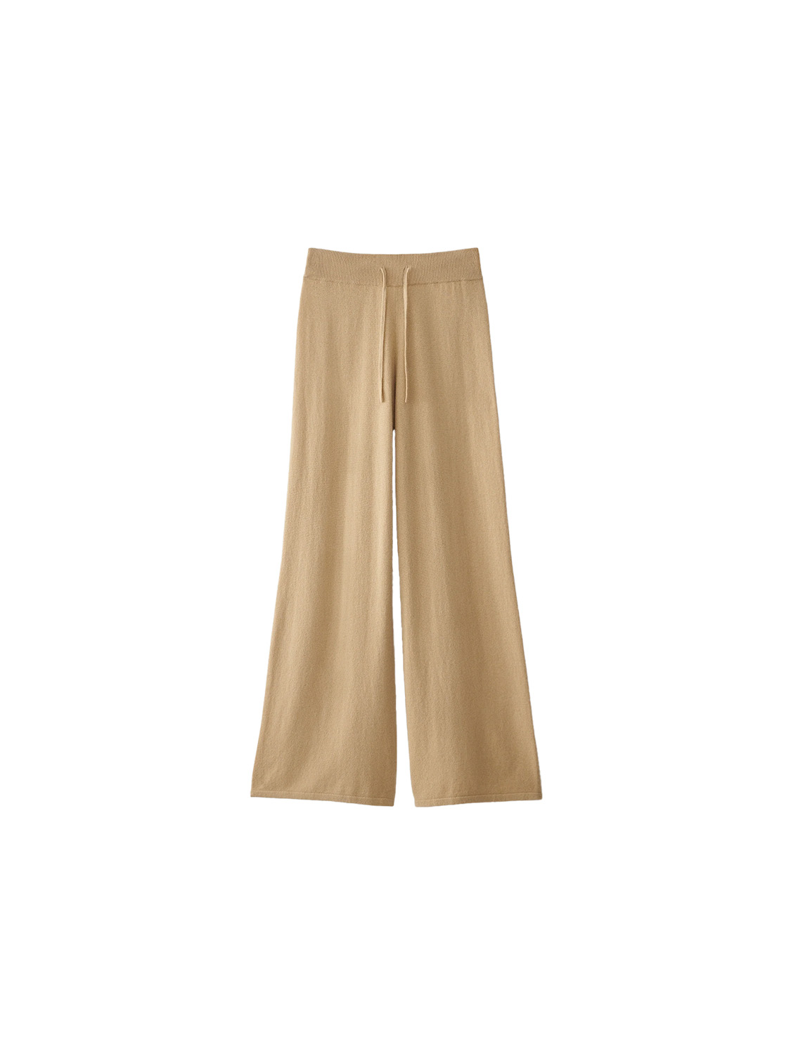 Lisa Yang Sofi – flowing cashmere trousers  camel S/M