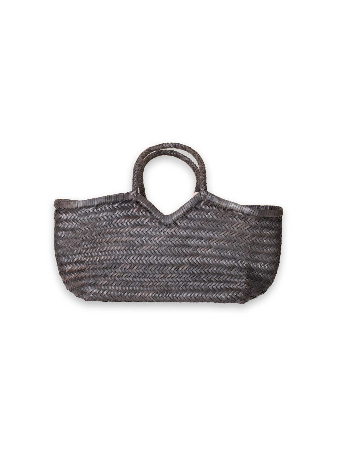 Vipera Woven leather bag    khaki One Size