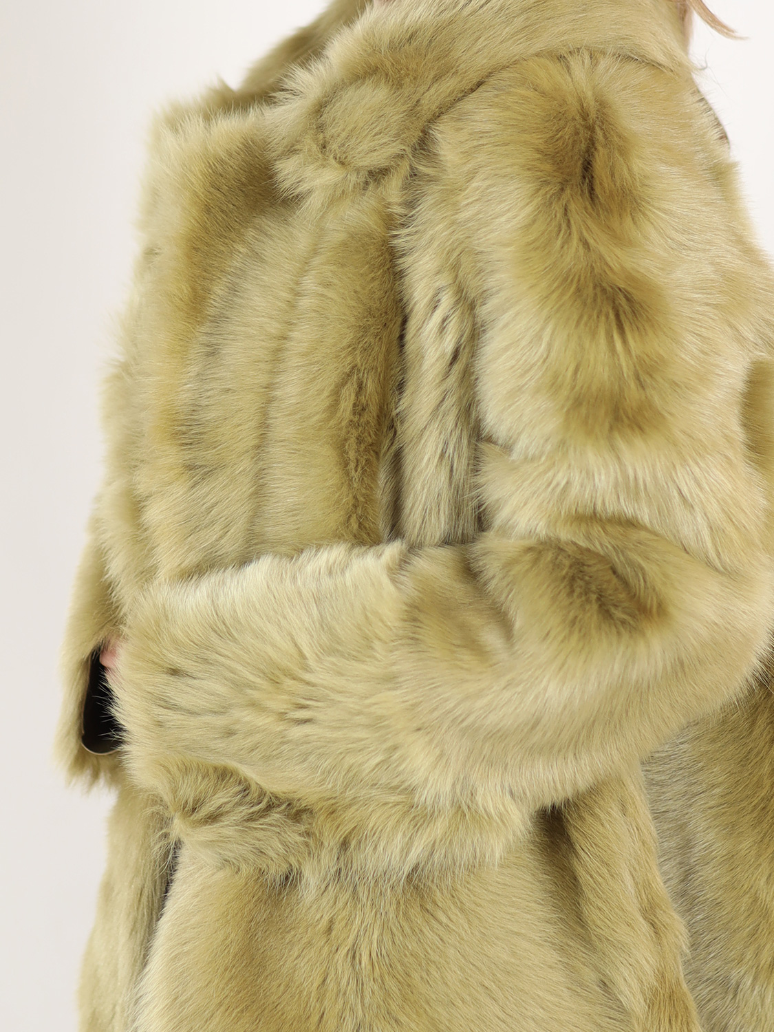 Blancha Toscana – Short fur coat green 34