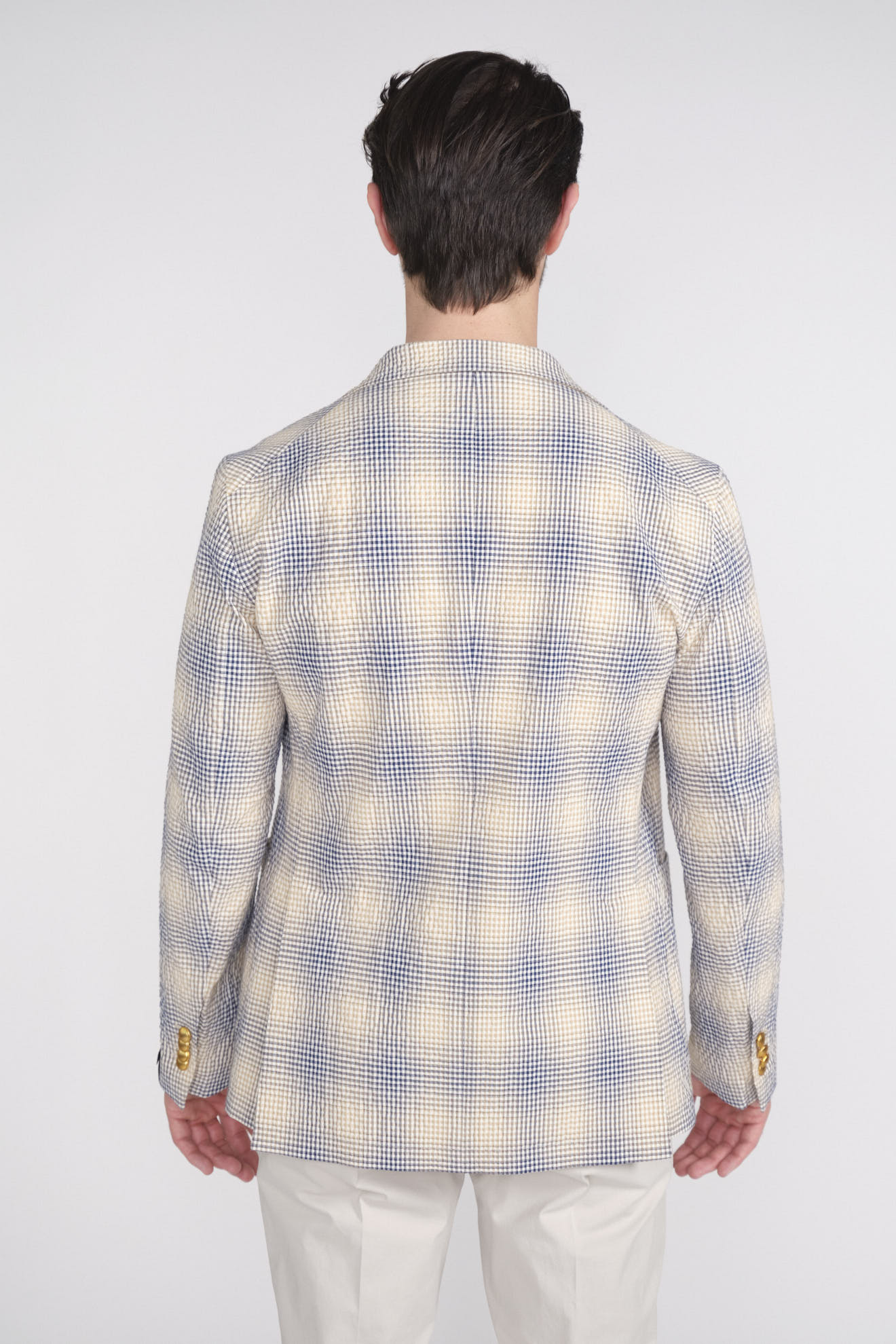Tagliatore Cape Jacket – Locker geschnittene Jacke mit tief eingesetzten Ärmeln blau 50