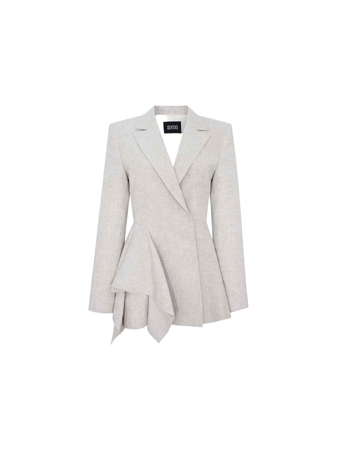 Sly010 Dilara - Blazer con volant beige 36