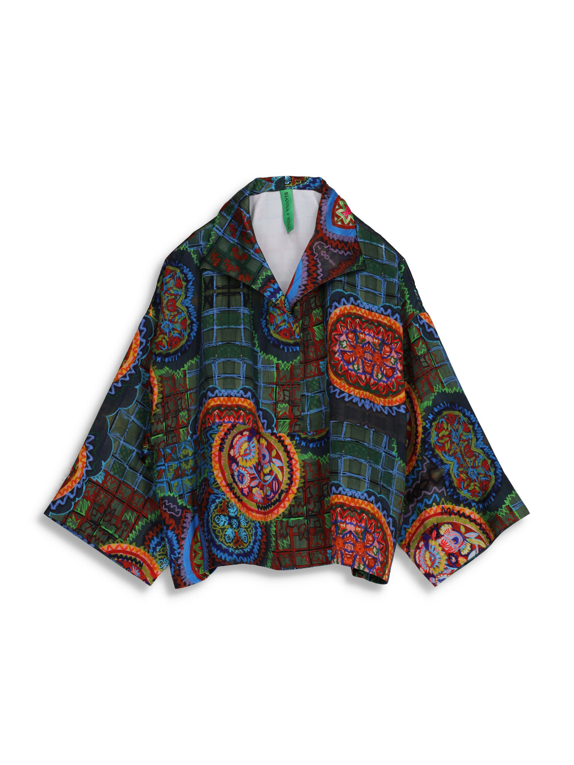 Kipos Claudia - Blouse with multicolor design