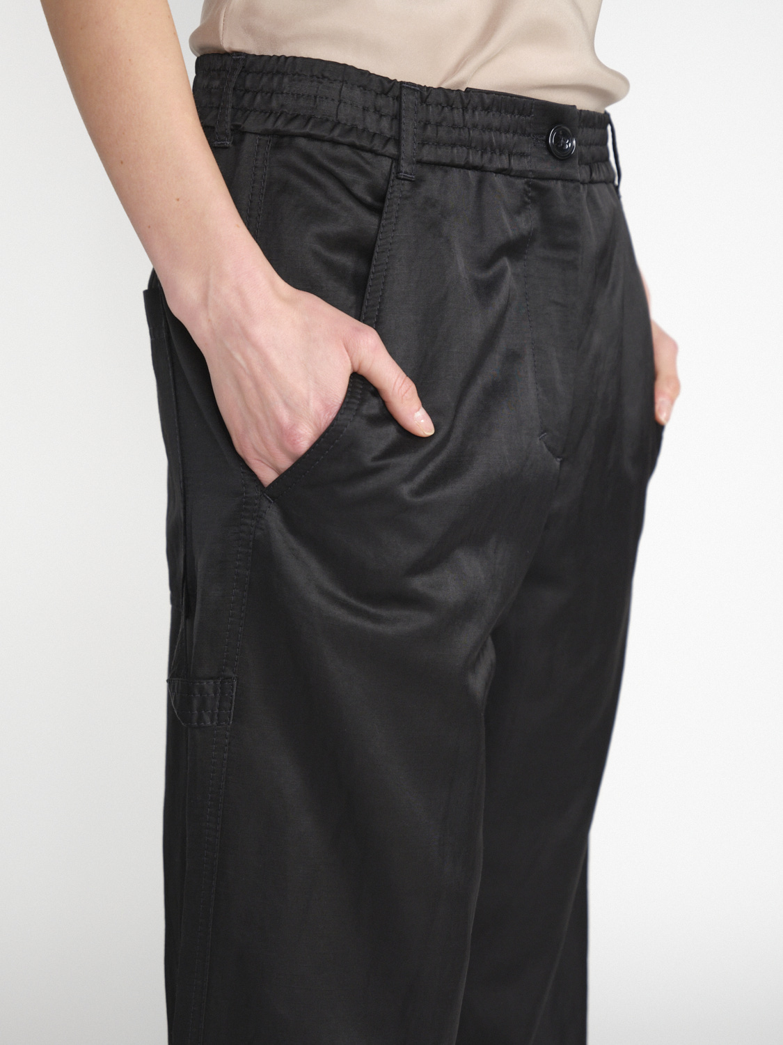 Dorothee Schumacher Pantaloni larghi e freschi  nero XS