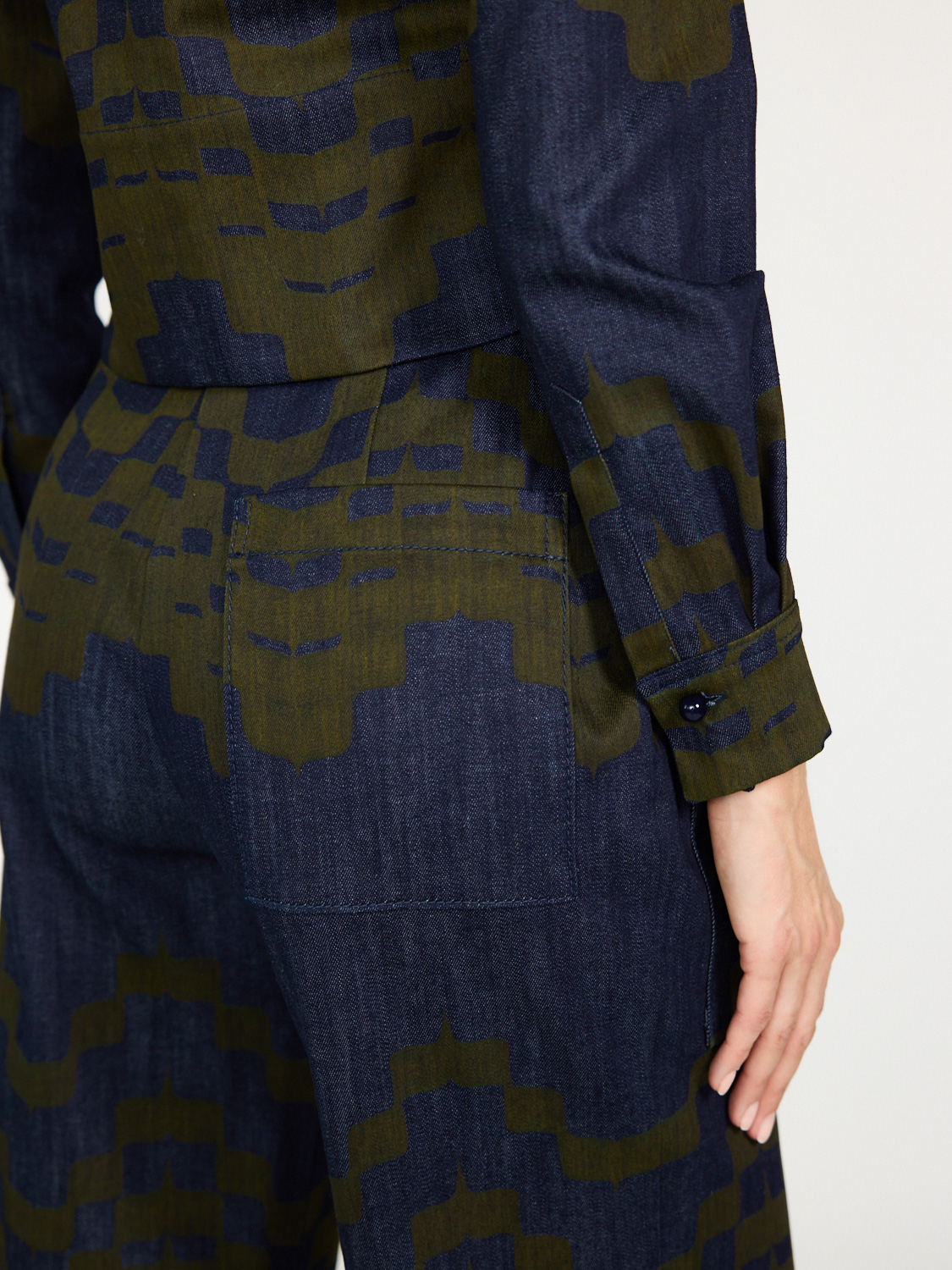 Odeeh Pigment Print Hose blau 34 Odeeh Pigment Print Hose blau 34