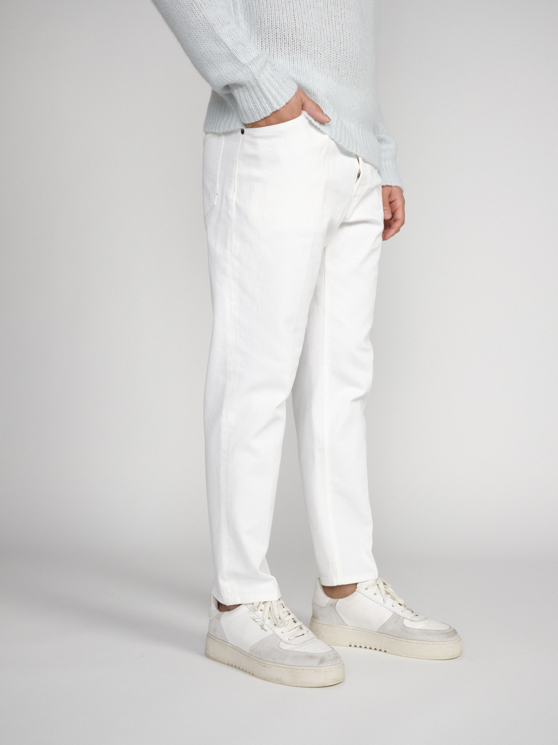 PT Torino Rebel - Jeans in cotone elasticizzato   bianco 32