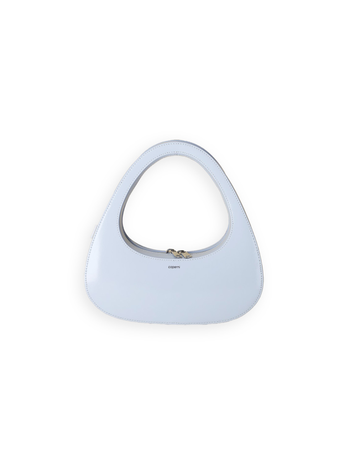 Coperni Baguette Swipe – leather handbag  hellblau One Size