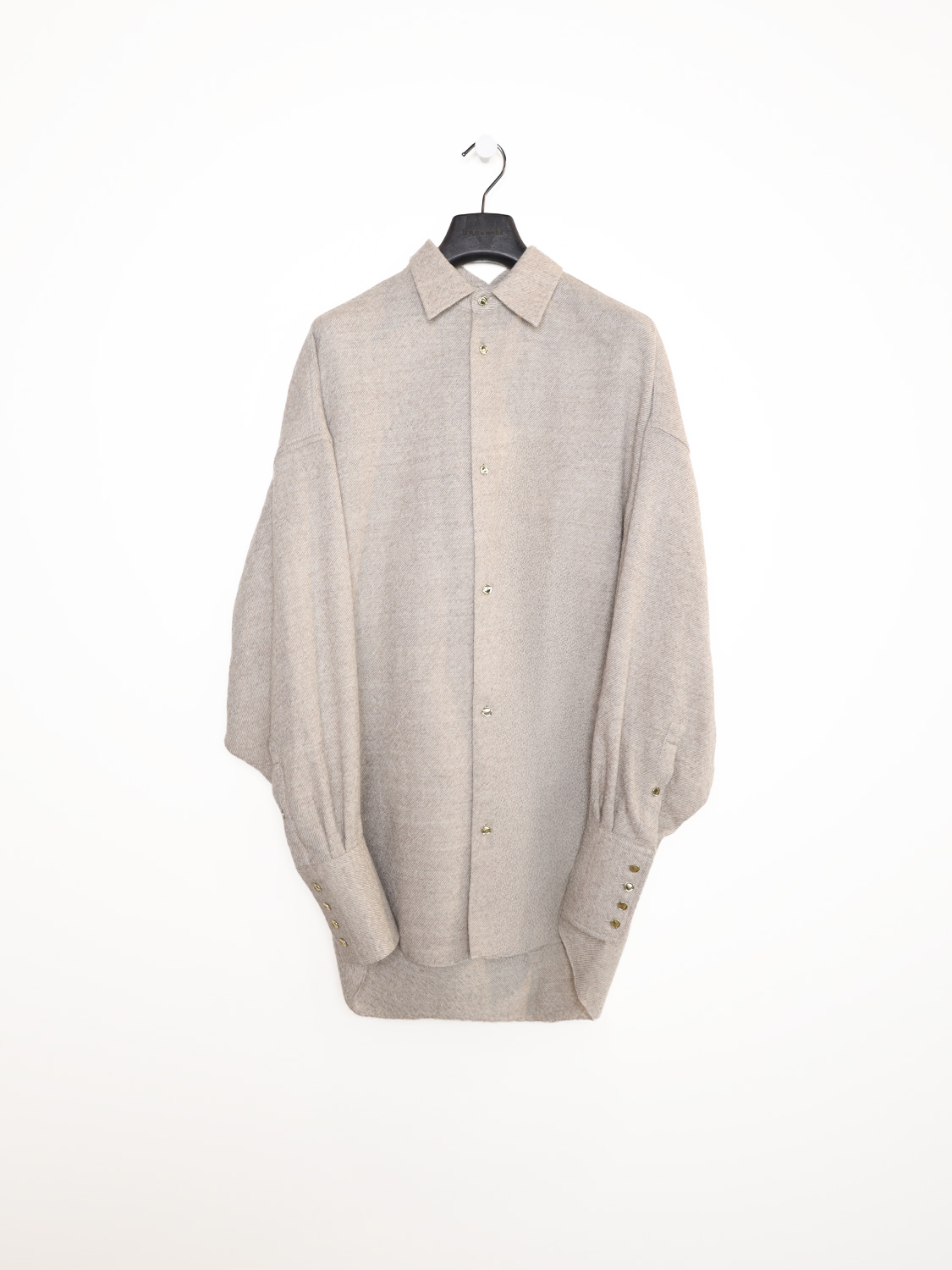 Darkpark Georgia - Hemd mit abnehmbarem Schal  beige XS