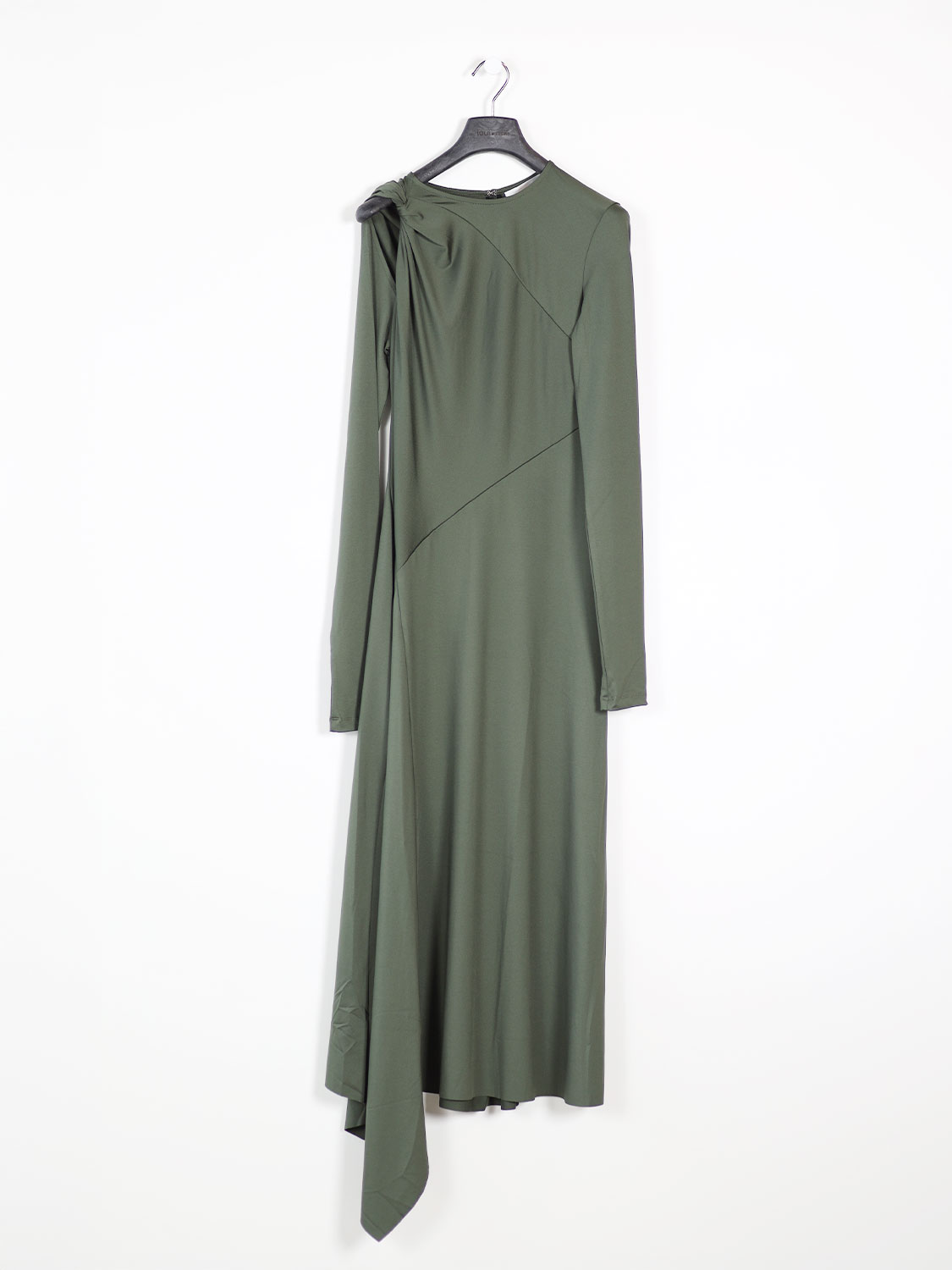 Twist armhole – maxi dress with long sleeves