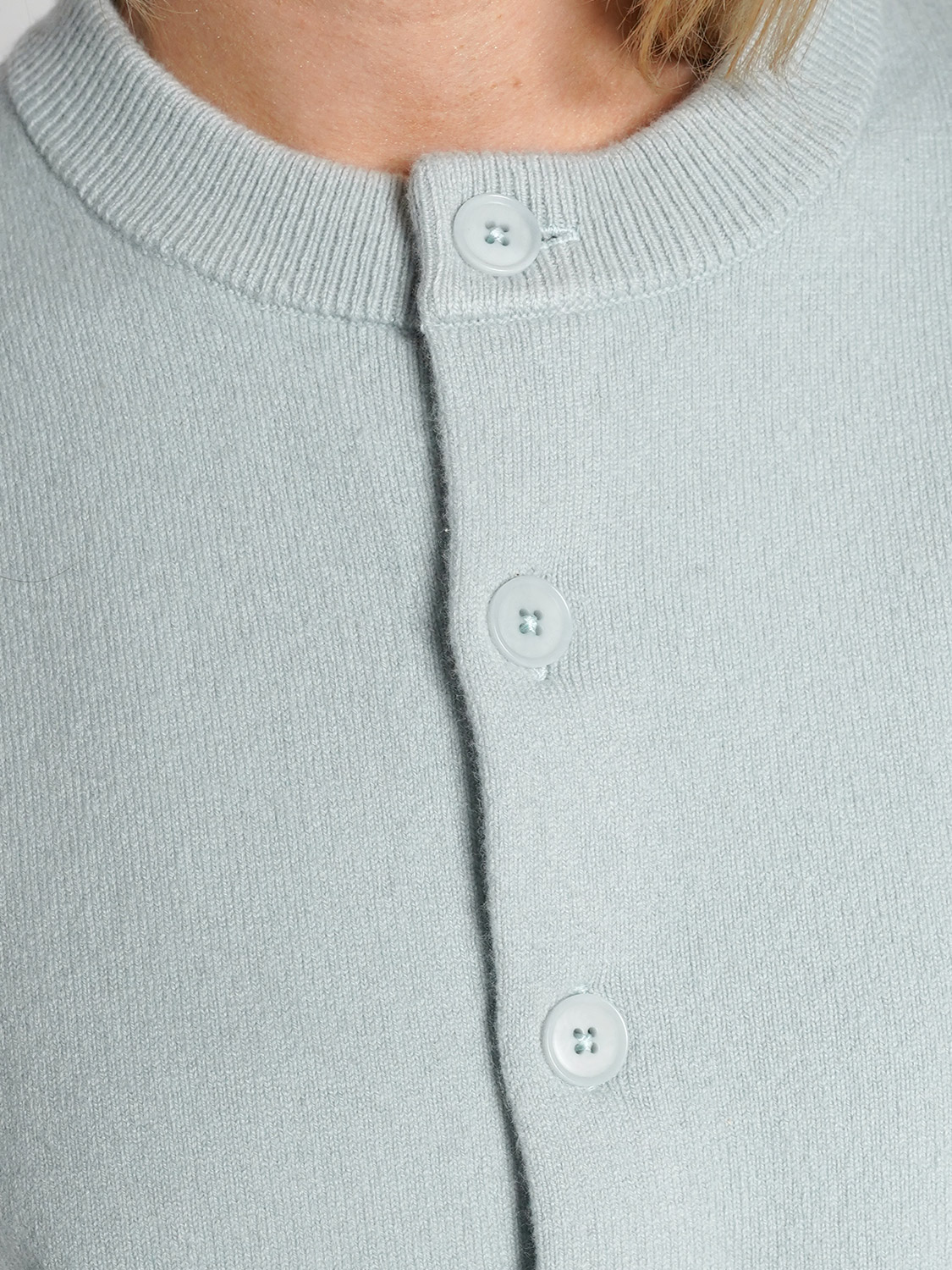 Extreme Cashmere n°170 chou – Strickjacke aus Cashmere  hellblau Talla única