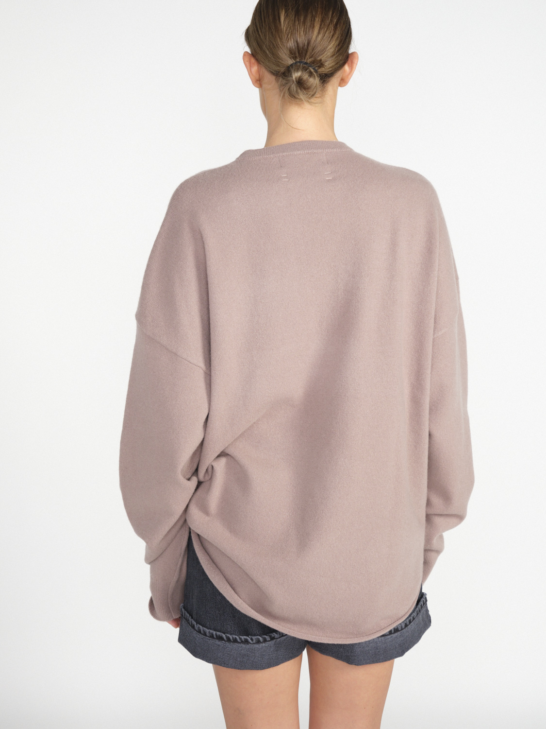 Extreme Cashmere n° 53 Crew Hop - Oversized Cashmere-Pullover altrosa One Size