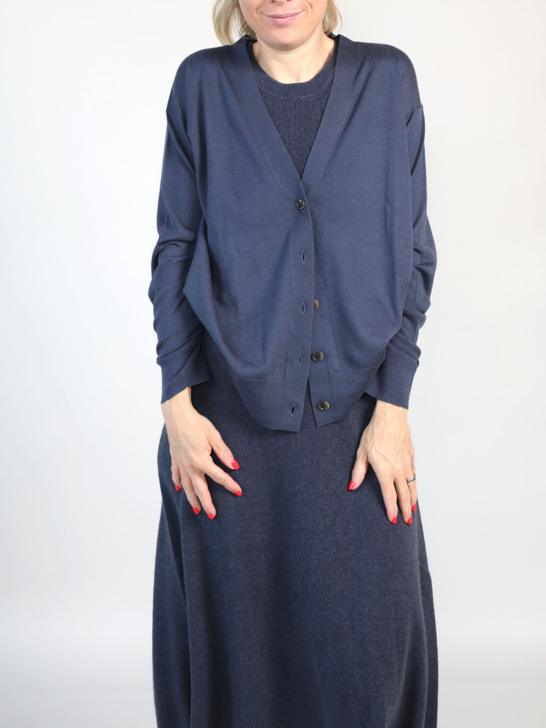 Lisa Yang Cia – Cardigan marine XS/S
