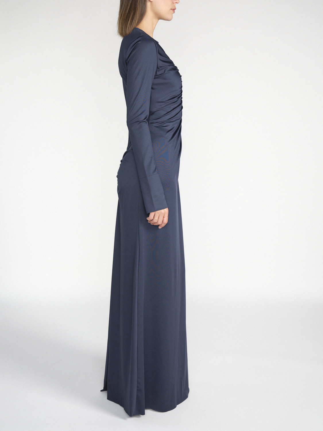 Victoria Beckham Maxikleid aus Jersey-Stretch marine 40 Victoria Beckham Maxikleid aus Jersey-Stretch marine 40