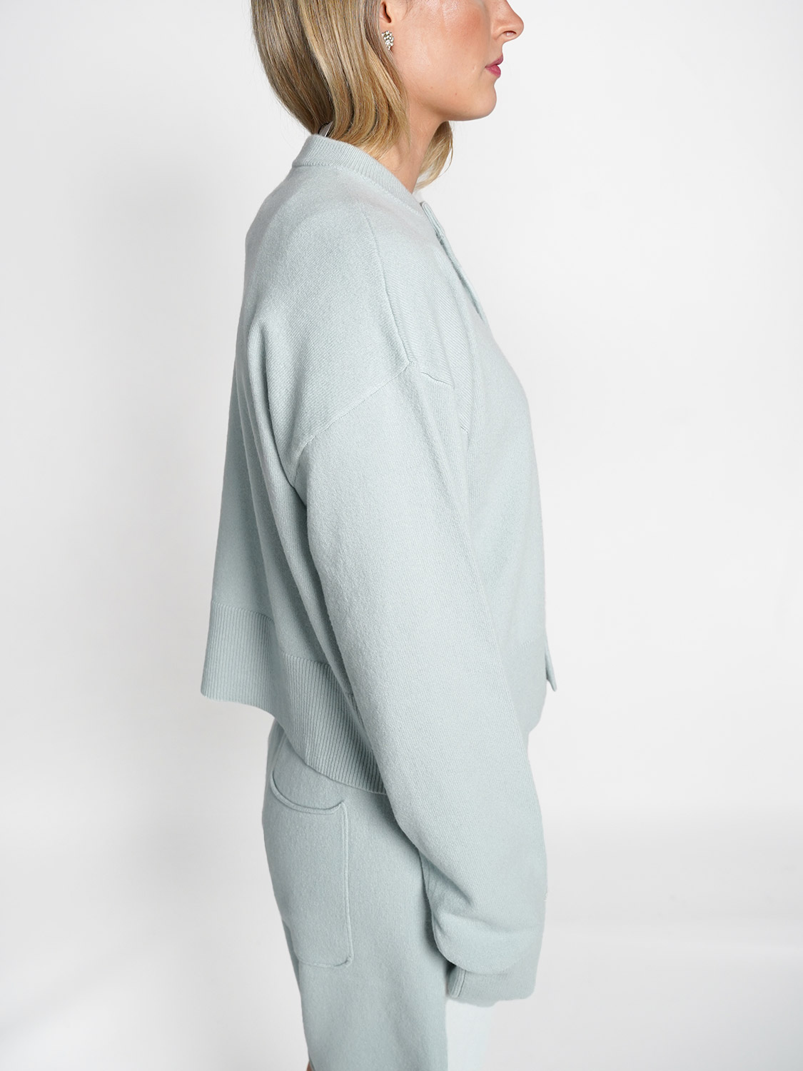 Extreme Cashmere n°170 chou – Strickjacke aus Cashmere  hellblau Talla única