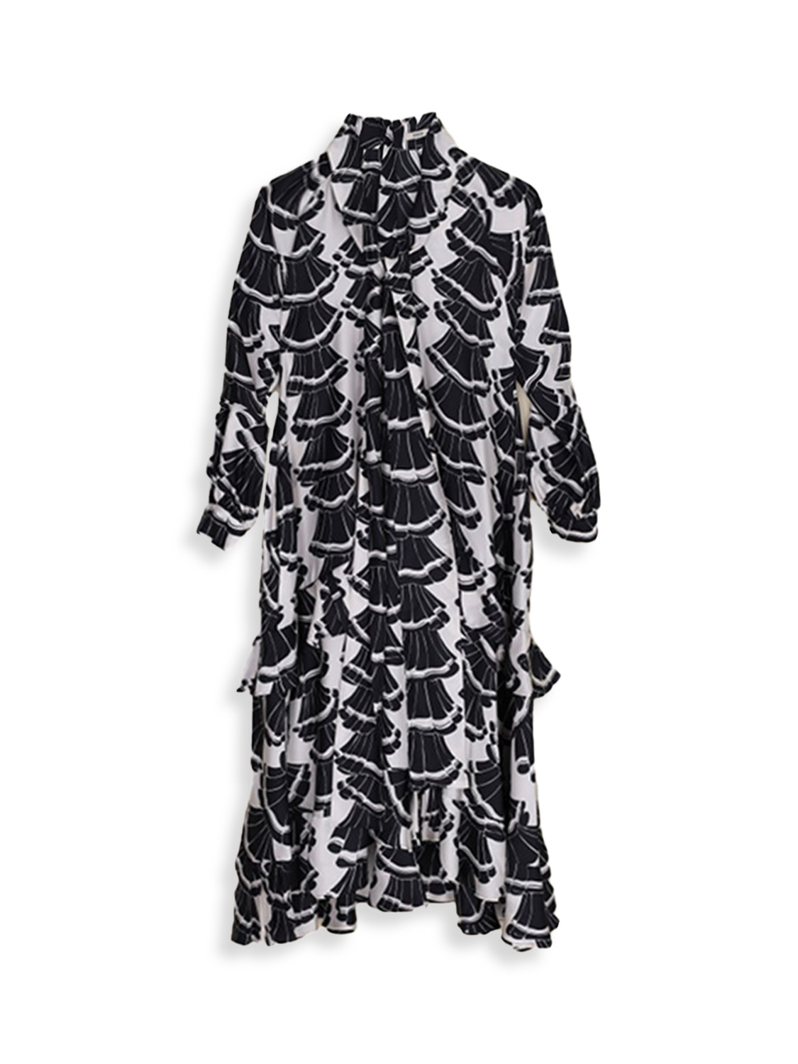 Maxi Dress With Floral Pattern 