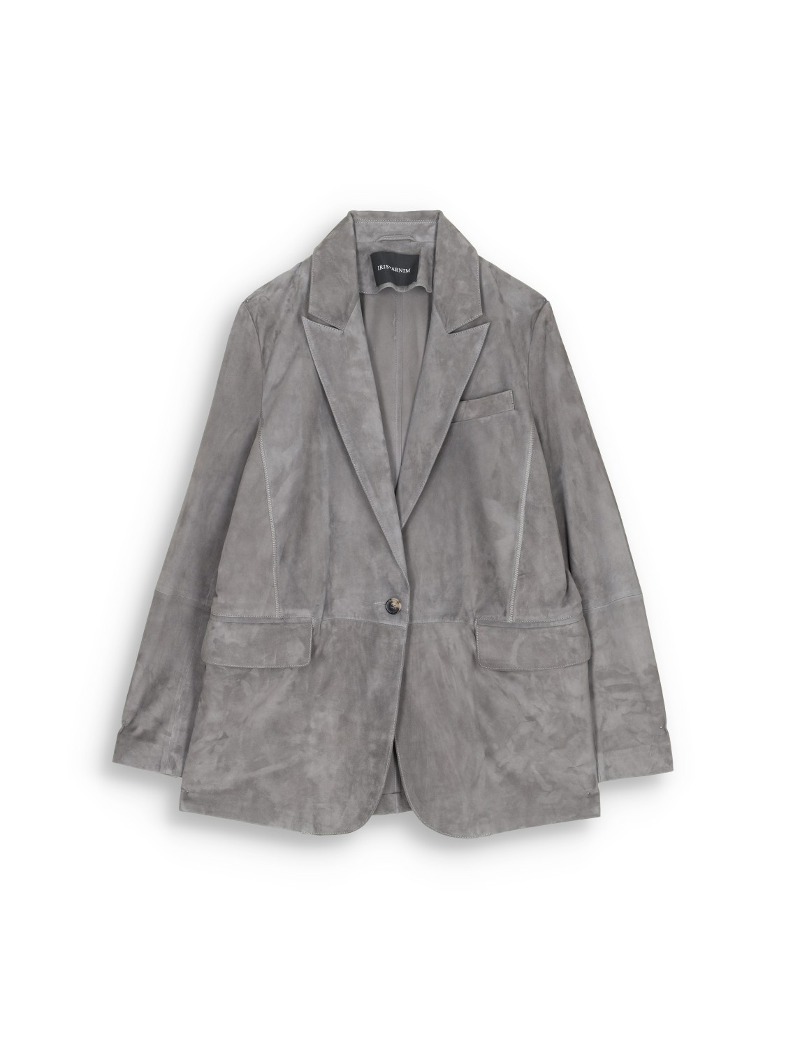 Goatskin blazer - blazer en cuir de chèvre à 1 bouton 