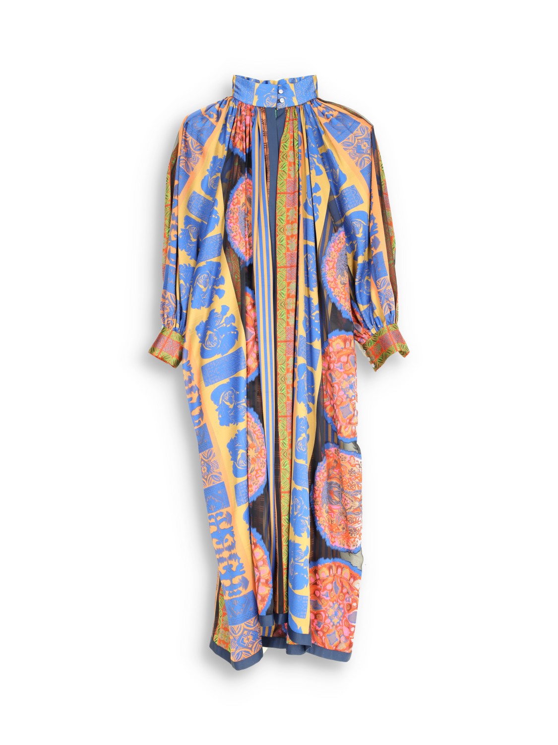 Kipos Evening - Oversized coat with graphic pattern