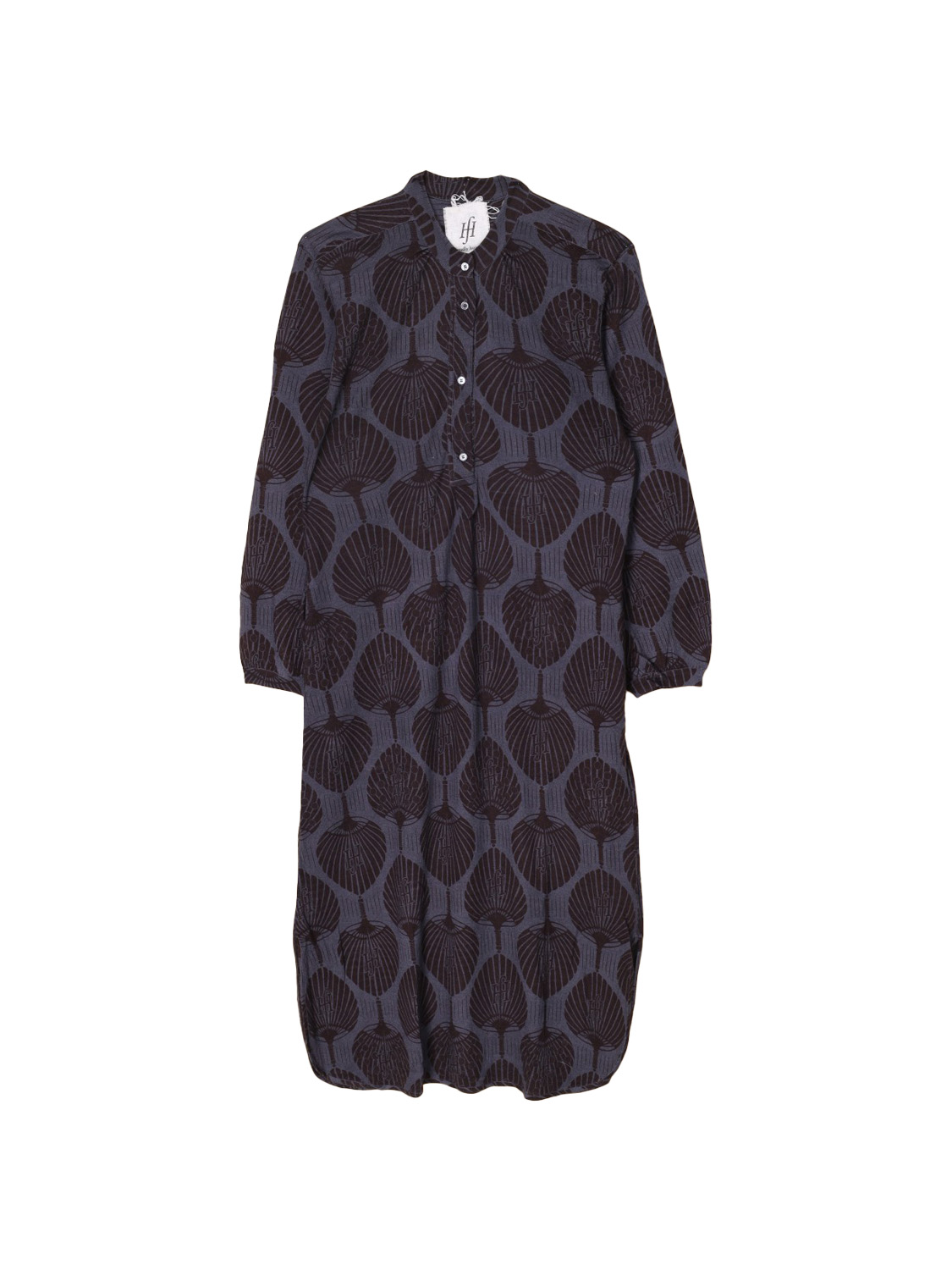 Denzil Fan Affaris – Midikleid aus Seiden-Cashmere-Mix  