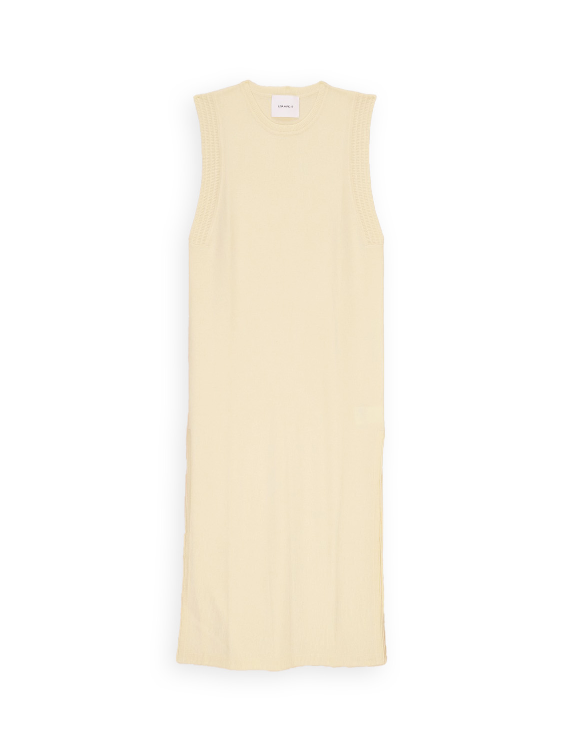 Susanna - Short-sleeved cashmere midi dress 