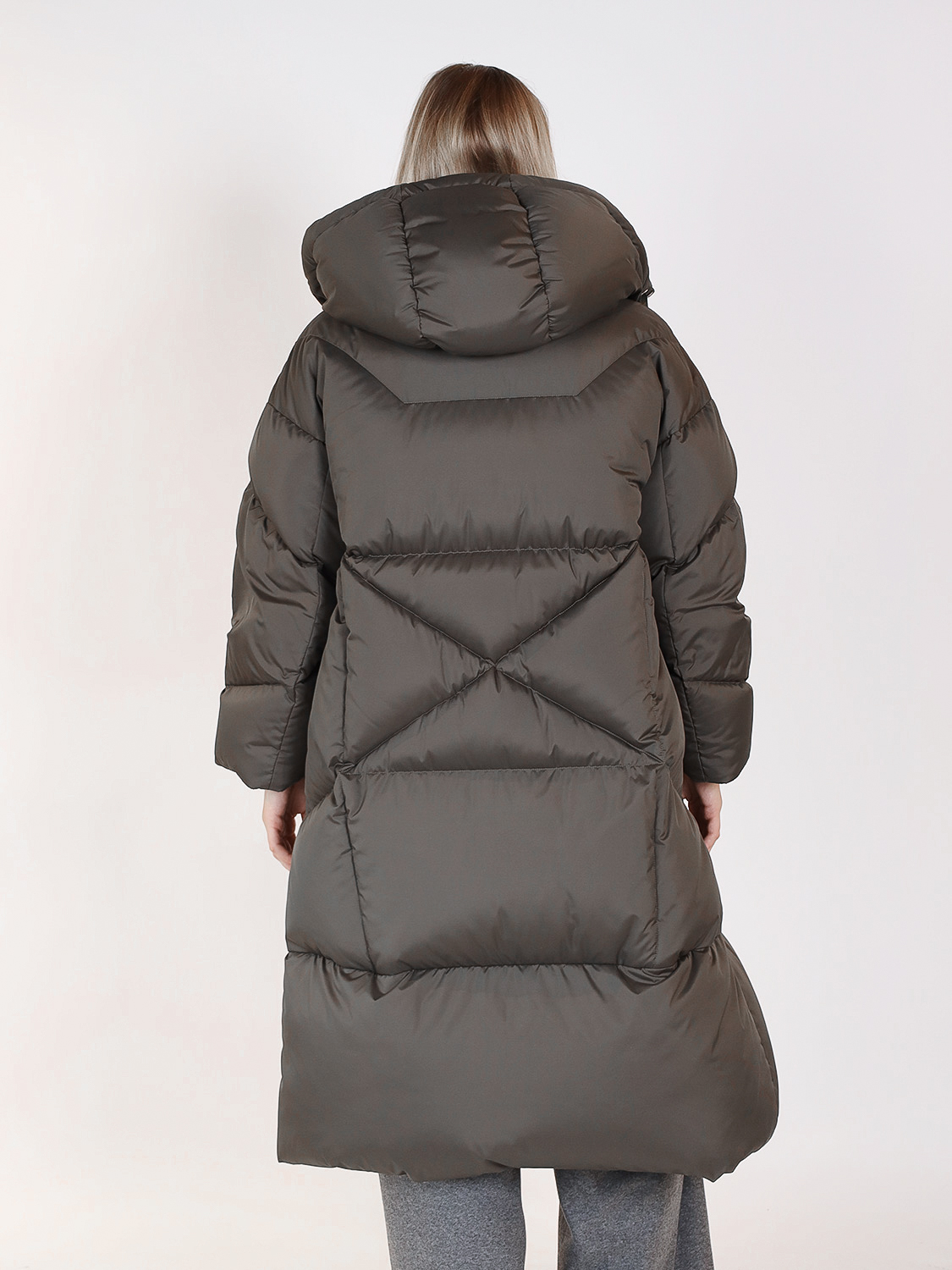 Khrisjoy Long Iconic - Knöchellanger Mantel  khaki 34