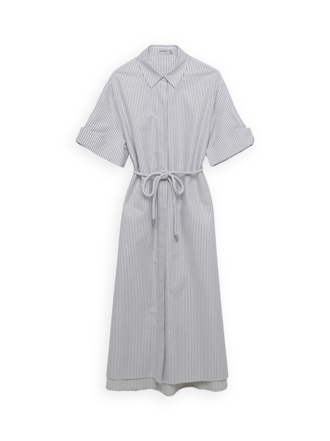 Simkhai Grady – Gestreiftes Midikleid blau L Simkhai Grady – Gestreiftes Midikleid blau L