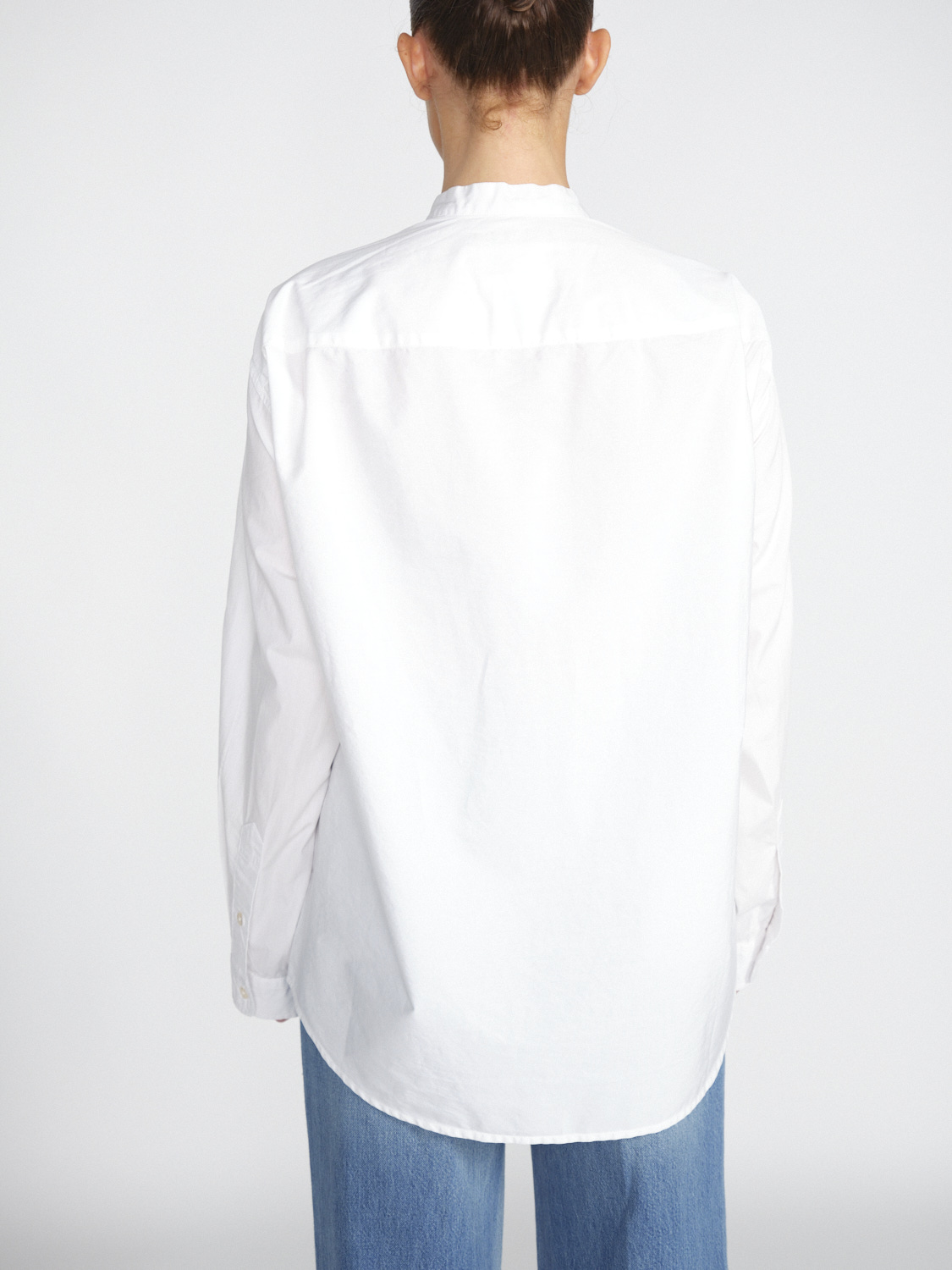 R13 Seamless - Oversized blouse with belt details  white S