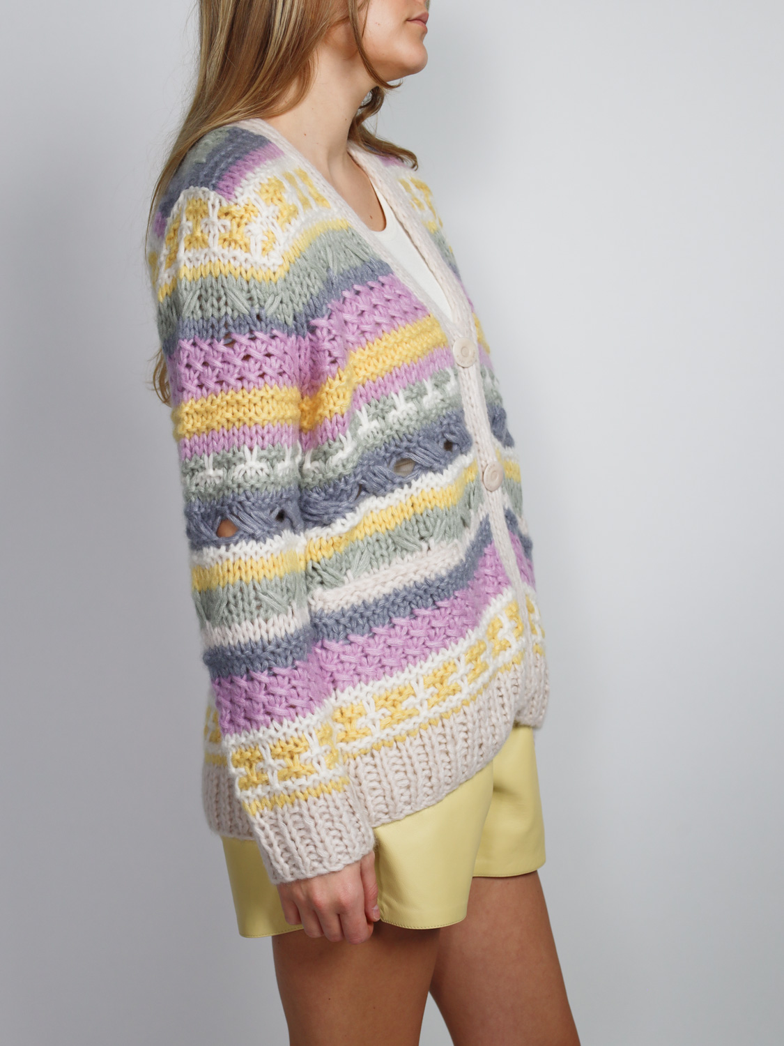 Iris von Arnim Veronette – cashmere silk cardigan multi XS/S Iris von Arnim Veronette – cashmere silk cardigan multi XS/S