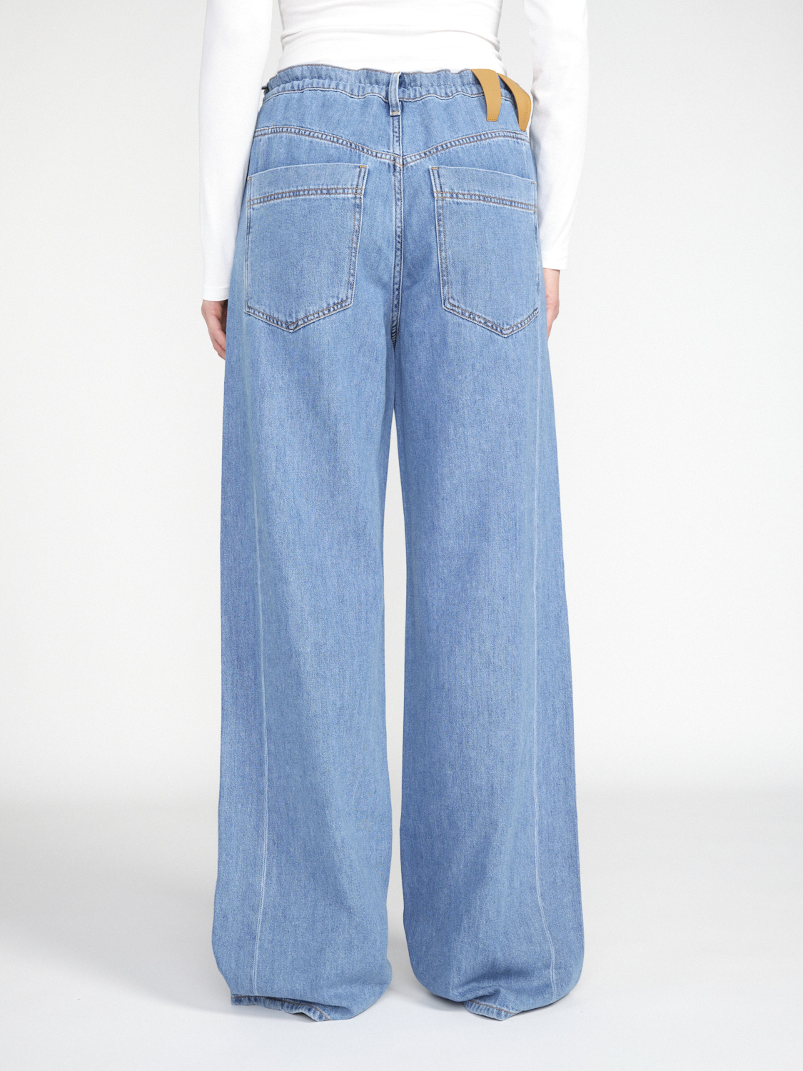 Darkpark Iris Paper Denim – wide leg denim made from a cotton mix  blue 25