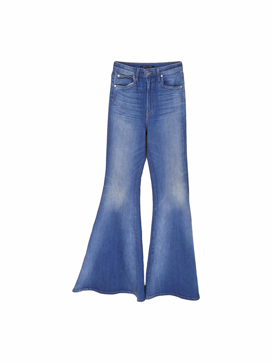 Cout De La Liberte Heidi - Pantalón vaquero acampanado de cintura baja con detalles de flecos brillantes blau 26