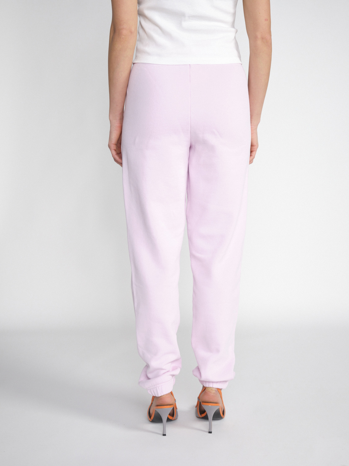 Coperni Pantalón de chándal deportivo en mezcla de algodón rosa S