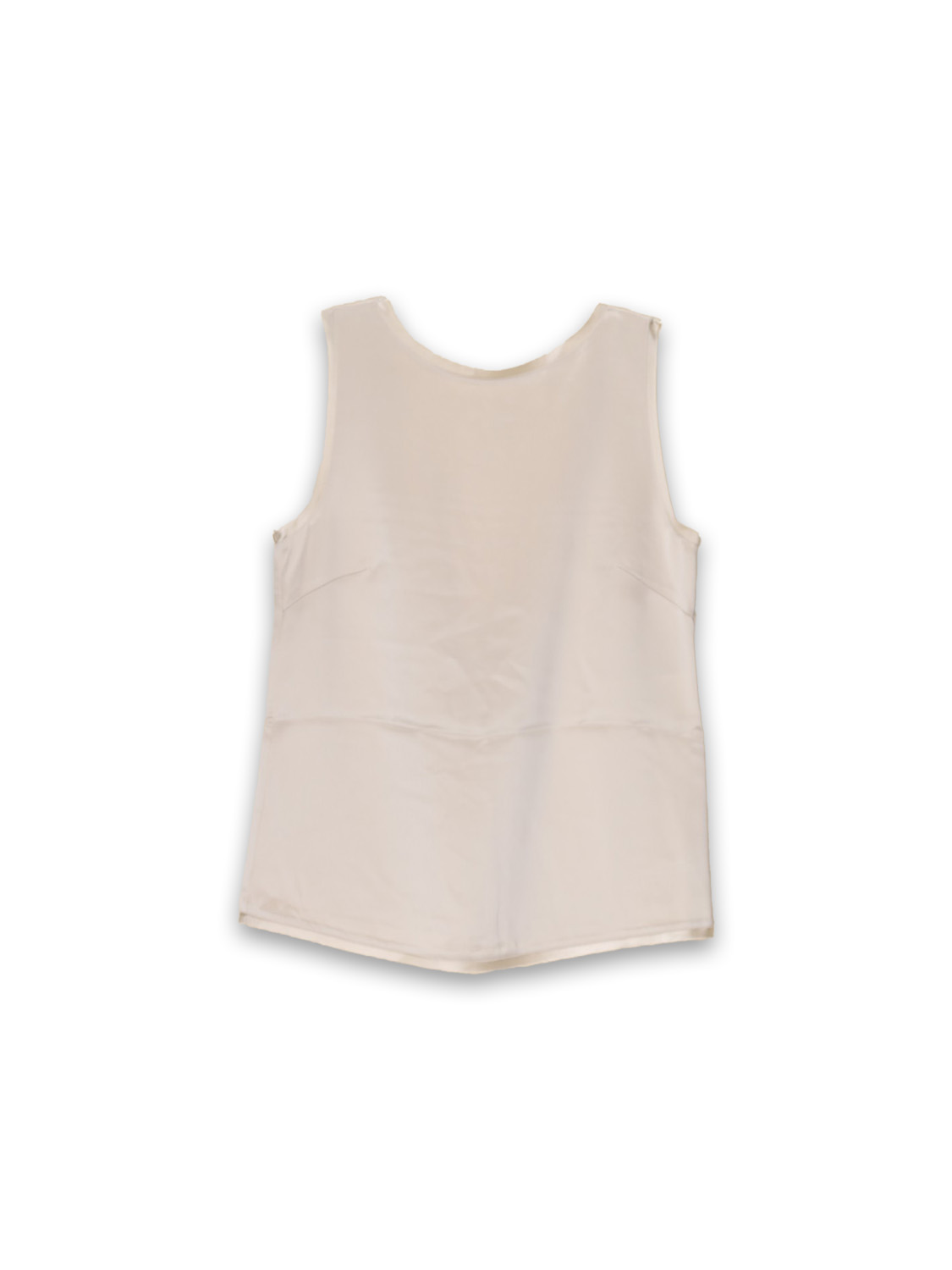 By Malene Birger Aubri – Lockeres Satin-Top   crema 34