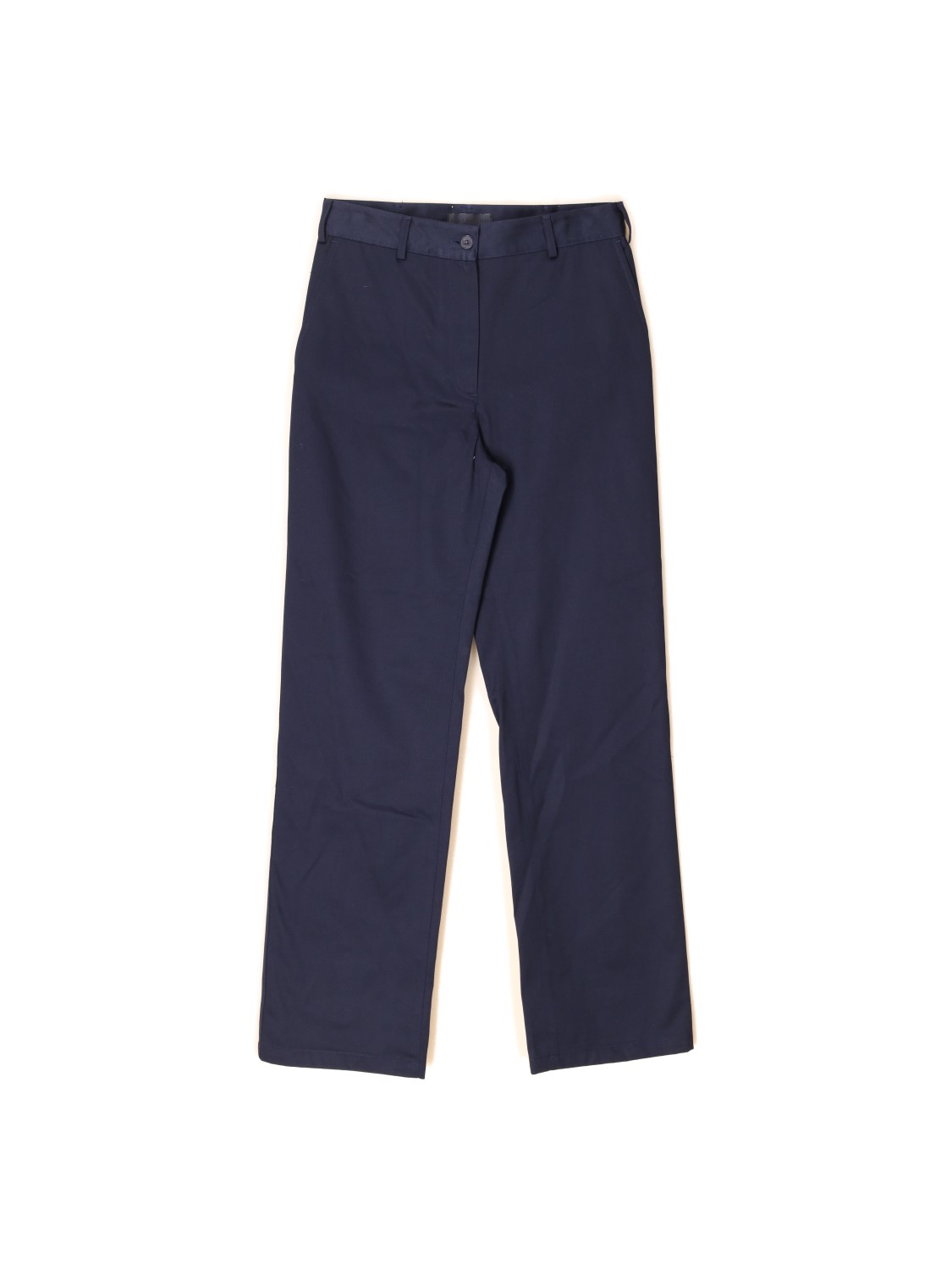 Nili Lotan Fabian - Coated cotton trousers  marine 34