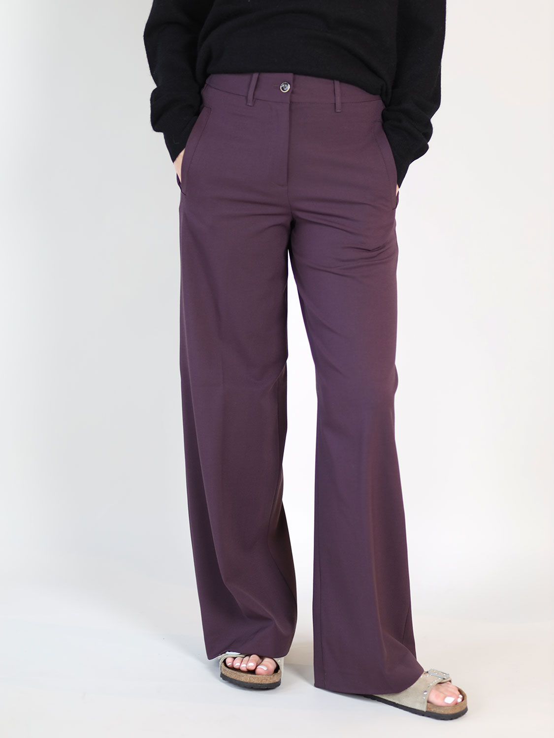 nine in the morning Wide leg pants bordeaux 26 nine in the morning Wide leg pants bordeaux 26