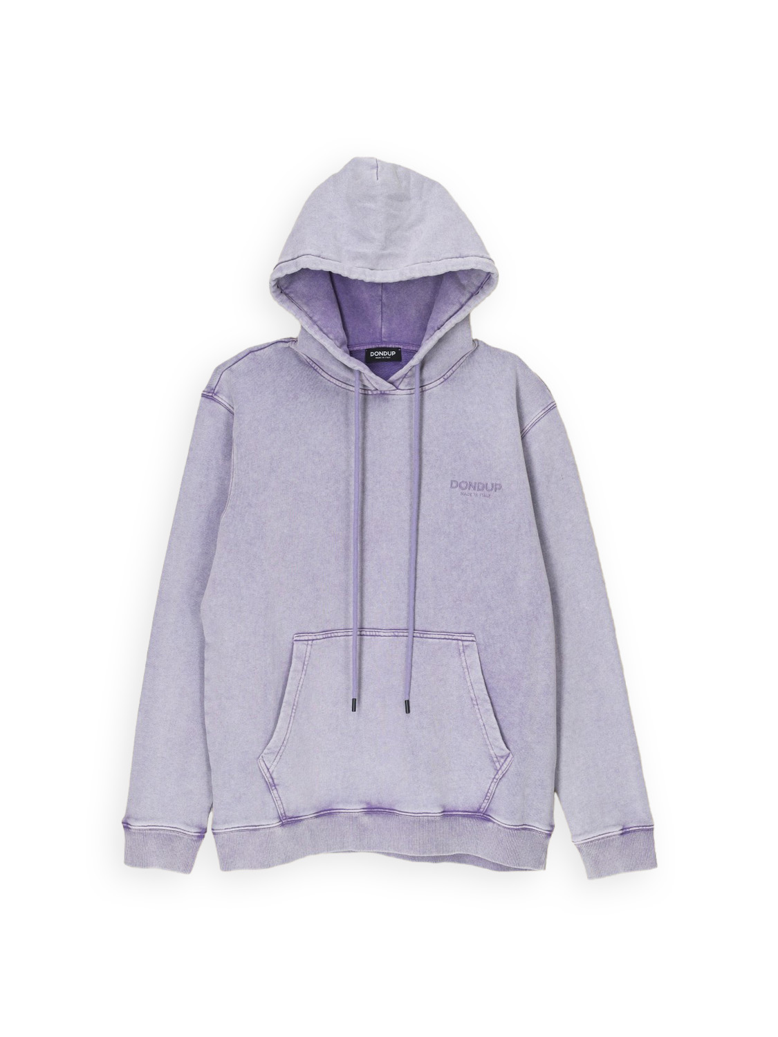 Hoodie with a washed-out look 