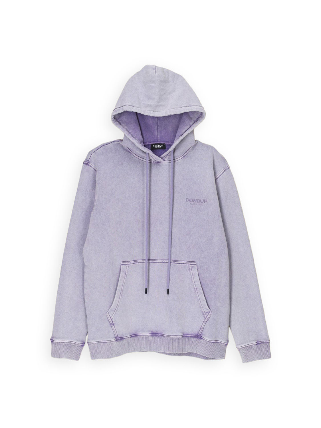 Dondup Hoodie with a washed-out look  lila M