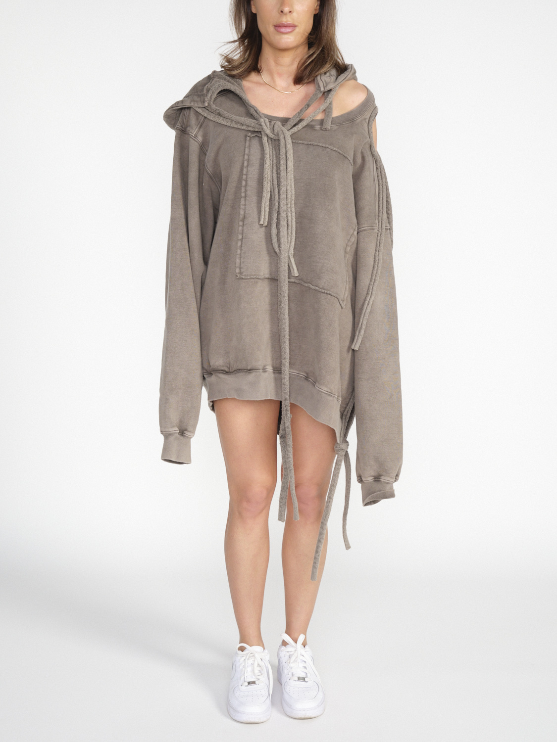 Cut out front hoodie best sale