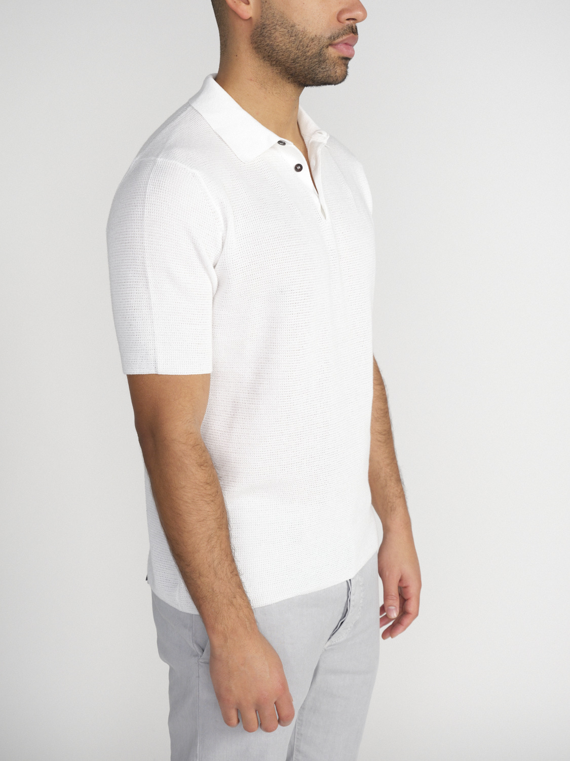 Iris von Arnim Pasqual – cotton polo shirt  white XL