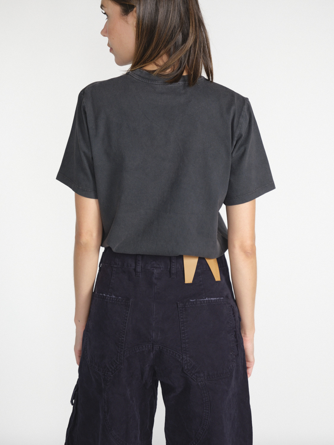 Coperni Coperni Shirt mit bedrucktem Logo grau L Coperni Coperni Shirt mit bedrucktem Logo grau L