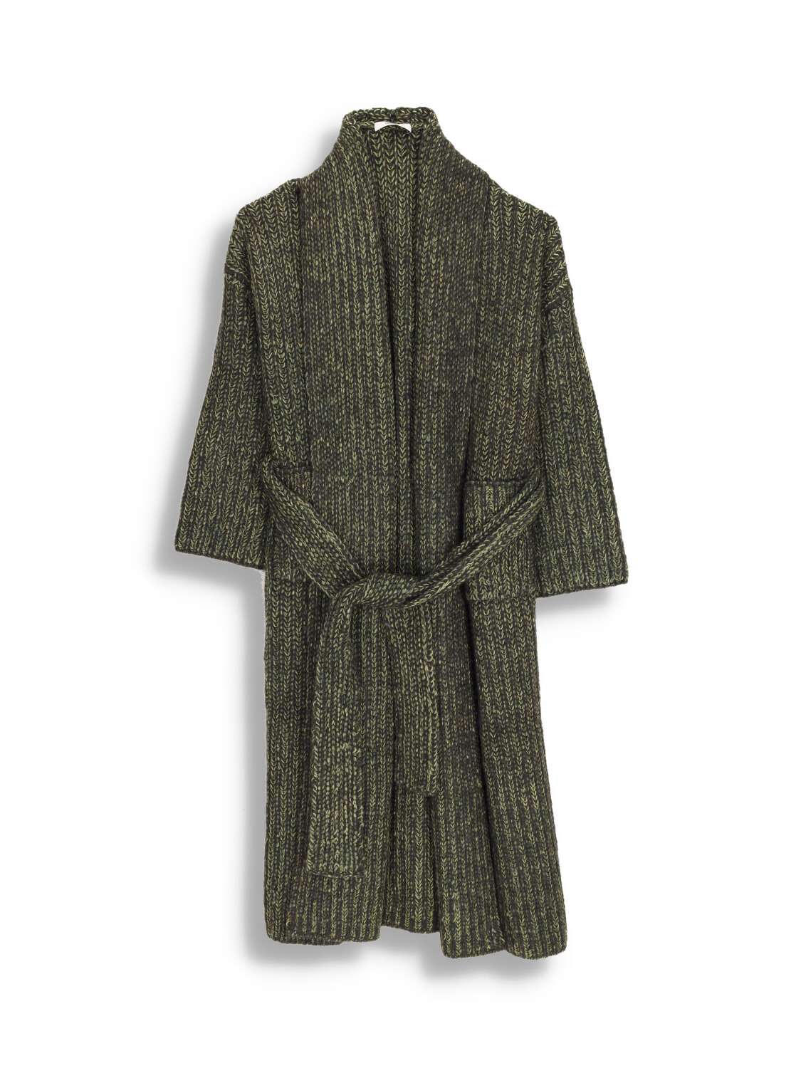 Odeeh Cardigan in lana oversize a maglia grossa verde XS